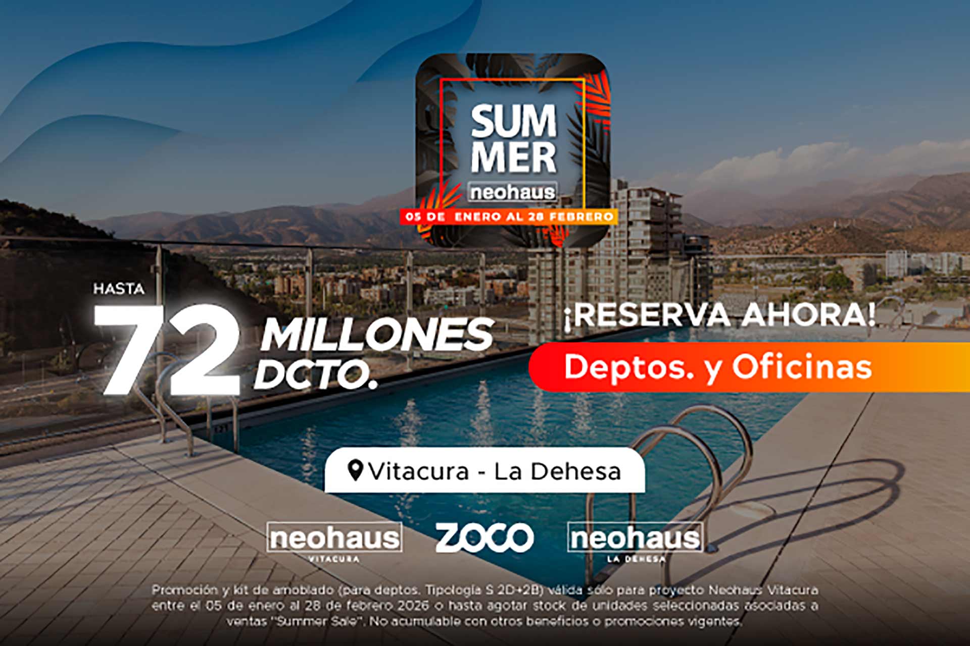 Summer Sale Neohaus: el mejor momento para invertir o cambiarte este verano